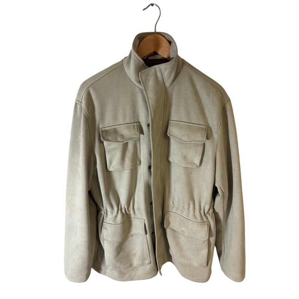 Robert Graham Women's Light Tan Utility Worker Jacket‎ Size L